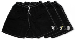 Short Tactel Evollve Linhado - Preto (Três estampas disponiveis)