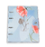 Caderno fc la bela com estampa floral e sobrecapa em PVC