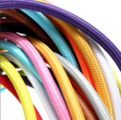 cable textil 2x0.50mm todos los colores