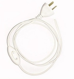 cable tipo velador completo 1.5mts (enchufe e interruptor) - comprar online