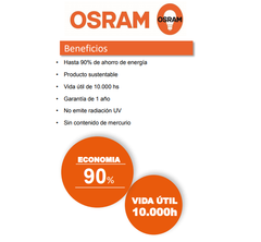 lampara LED OSRAM 5w - comprar online