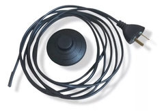 cable para lampara de pie enchufe e interruptor para pisar