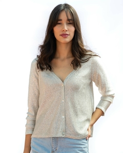 Cardigan María Champagne - comprar online