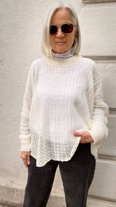 Sweater Paola Off White - tienda online