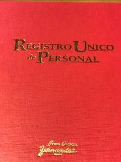 Registro Único De Personal 199 Folios ( Sueldo Y Jornales ) - comprar online