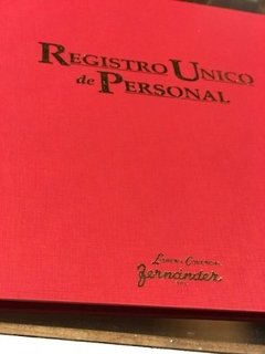 Registro Único De Personal 49 Folios ( Sueldo Y Jornales ) - comprar online