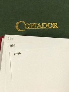 Libro Copiador Oficio 27x36 1000 Páginas - Librería Comercial Fernández SRL