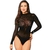 Body Fio Dental Luxo - Manga Longa - Bodystocking - Yaffa