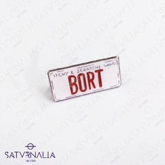 Pin Matrícula de Bort - Los Simpsons