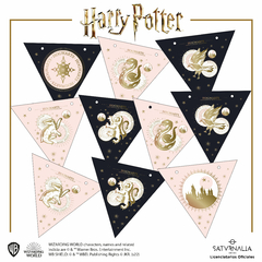 Banderines triangulares Celestial Gold - HARRY POTTER™ OFICIAL