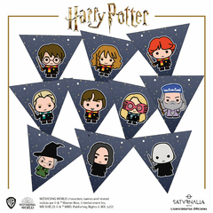 Banderines triangulares Chibis - HARRY POTTER™ OFICIAL