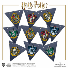 Banderines triangulares escudos - HARRY POTTER™ OFICIAL