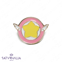 Pin Sakura Card Captor Estrella con alitas