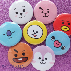 Pin chapa BT21 - BTS