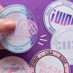 Stickers transparentes Logos Kpop - comprar online