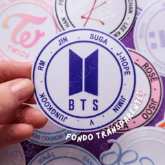 Stickers transparentes Logos Kpop en internet