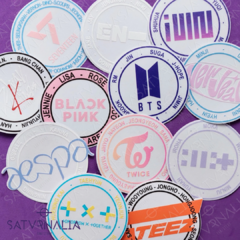 Stickers transparentes Logos Kpop