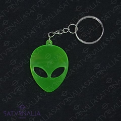 Llavero/collar Alien Verde Flúor - The X-Files