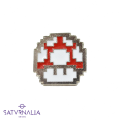 Pin Hongo Rojo - Mario Bros