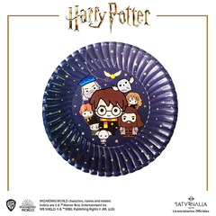 Platos de cartón x 10 Magical Chibis - HARRY POTTER™ OFICIAL