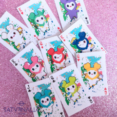 Stickers Lovelys Naipes - Twice