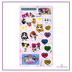 Stickers vinilicos de NewJeans Powerpuff Girls