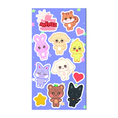 Stickers vinílicos Aniteez - ATEEZ