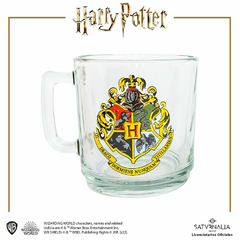 Taza vidrio Hogwarts - HARRY POTTER OFICIAL