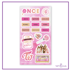 Stickers vinilicos de Twice