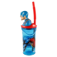 Vaso con figura de Capitán América - Marvel Oficial - comprar online