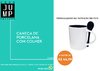 Caneca de porcelana com colher