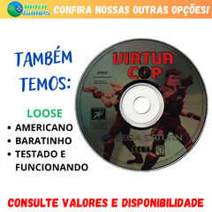 VIRTUA COP - SEGA SATURN - Nintendo Playstation Mega Drive Atari? Retro Games Campinas!