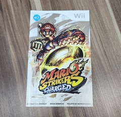 MANUAL DO JOGO MARIO STRIKERS CHARGED NINTENDO WII