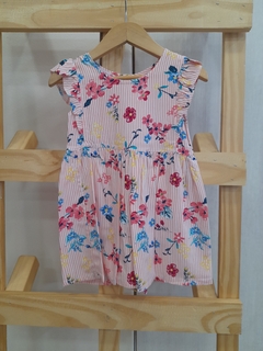 Vestido Raya Flores - comprar online