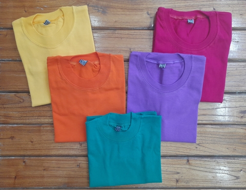 Remeras lisas color