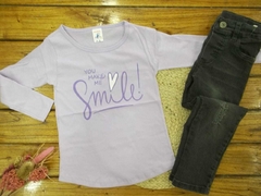 Remera Smile (macanas) - comprar online