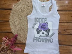 Musculosa Keep Mooving en internet