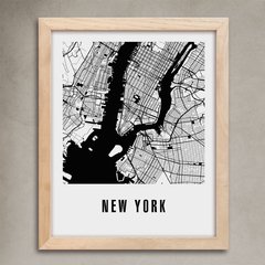 Cuadro Mapa NY