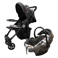 COCHE TRAVEL SYSTEM C/BASE Y CUBREPIE BABY ONE