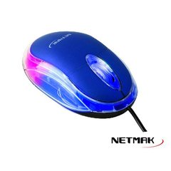 Mouse Netmak NM-MO1B USB ( Base Iluminada ) - comprar online