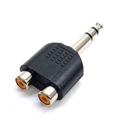 Adaptador Plug 6.5 St a 2 Jack RCA - comprar online
