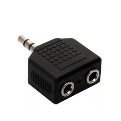 Adaptadora Plug 3.5 St a 2 Jack 3.5 St - comprar online