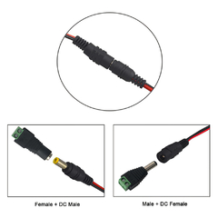 Cable Chicote DC Plug Macho 2.1 x 5.5 - Arte Digital