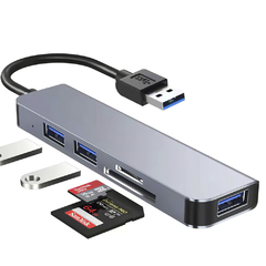 Adaptador Hubs Seisa BYL-2103U USB 3.0 ( 3 USB 3.0 - 2 L Memorias ) en internet