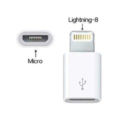 Adaptador Lightning Macho a Micro USB Hembra