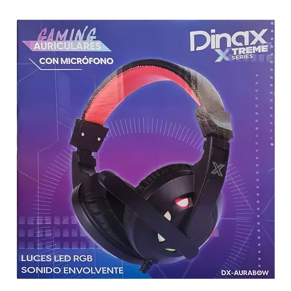 Auriculares Vincha Gamer Dinax DX AURABOW