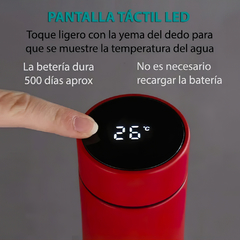 Botella Térmica con Sensor de Temperatura 500 ml en internet