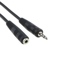 Cable 1 Plug 3.5 a Jack 3.5 5 Mts - comprar online