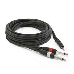 Cable 2 Plug 6.3 Mono a 1 Plug 3.5 St 2 Mts Mamut