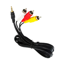 Cable AV 1 Plug 3,5 4c a 3 RCA para Cámara Digital / XBox 360 - Arte Digital